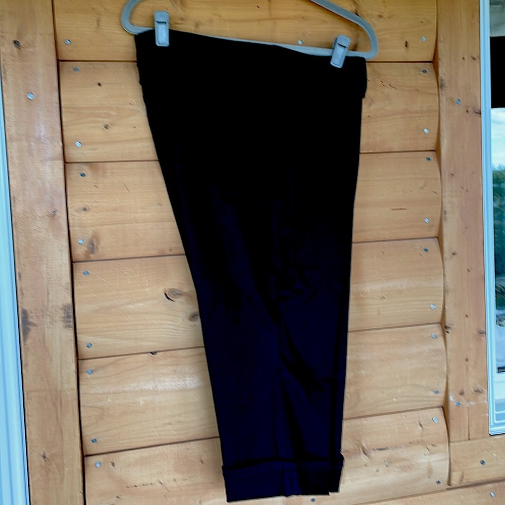 NYDJ Marilyn Crop Cuffed Denim Capri Jeans. Plus Size 18W. True Black. NWT - Picture 10 of 15